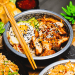 Charger l'image dans la galerie, bi bim bap oeuf du restaurant asiatique bi bim bap lille