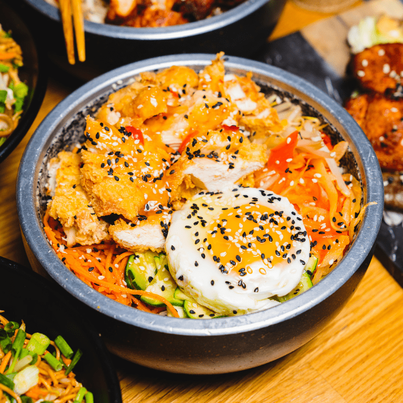 bi bim bap poulet crousty du restaurant asiatique bi bim bap lille